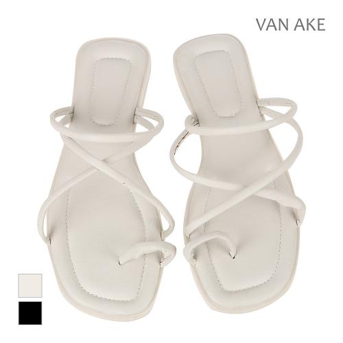 [VANAKE] Strap Cross Slippers [VB36ASQ311Z]