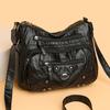 Mehrschichtige Damen Vielseitige Modische Große Kapazität Mittelalterliche Ein-Schulter Crossbody-Tasche