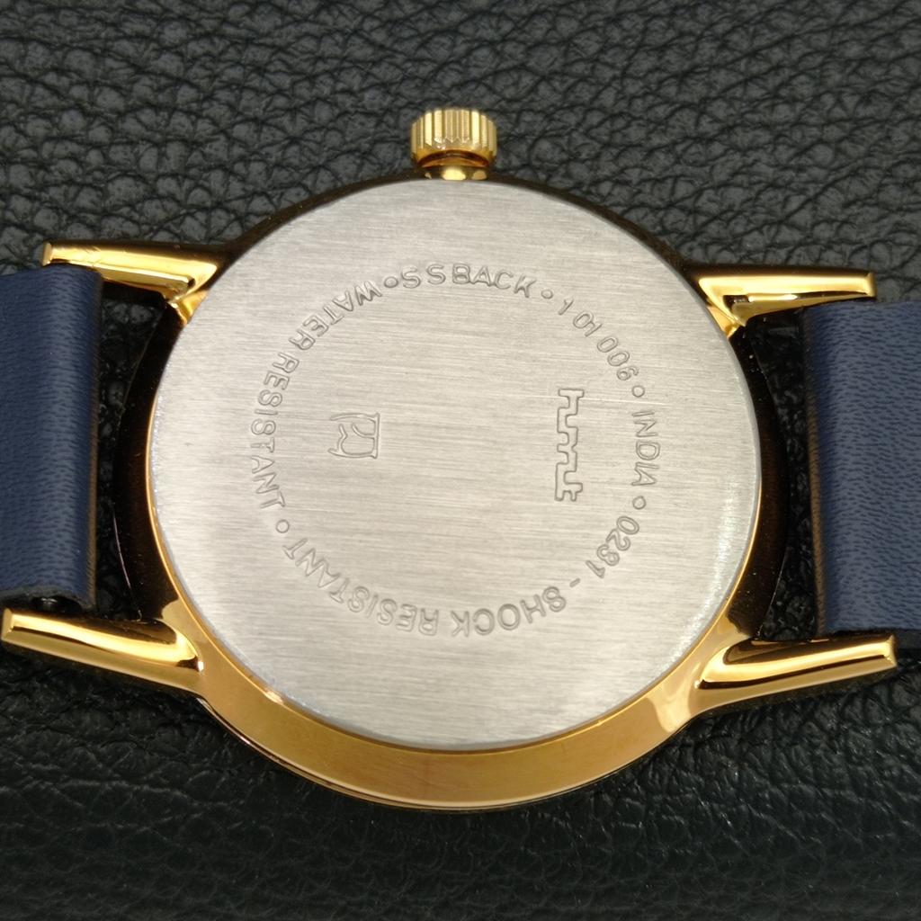 RELÓGIO MASCULINO INDIANO VINTAGE HMT SONA DE CORDA MANUAL COM MOSTRADOR AZUL CÉU a444056-1