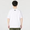PUMA Logo Print Round Neck Short Sleeve T-Shirt Unisex Tops White 623248-02
