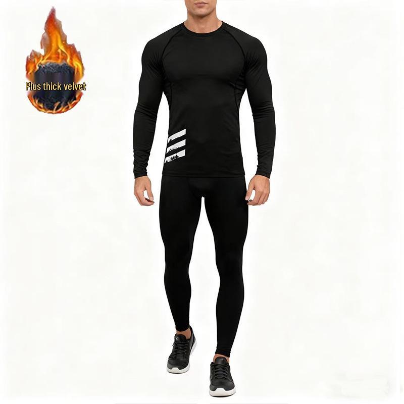 Herren Schwarz Cropped Trainingshose mit schnelltrocknendem Fleece-Futter