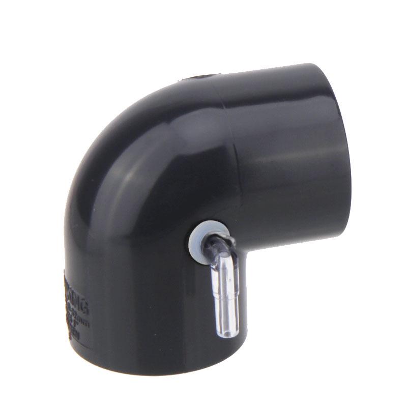 Transparent Anti-Siphon Elbow Pipe Fittings for Fish Tanks - Waterproof, Anti-Backflow, and Anti-Suction Filters