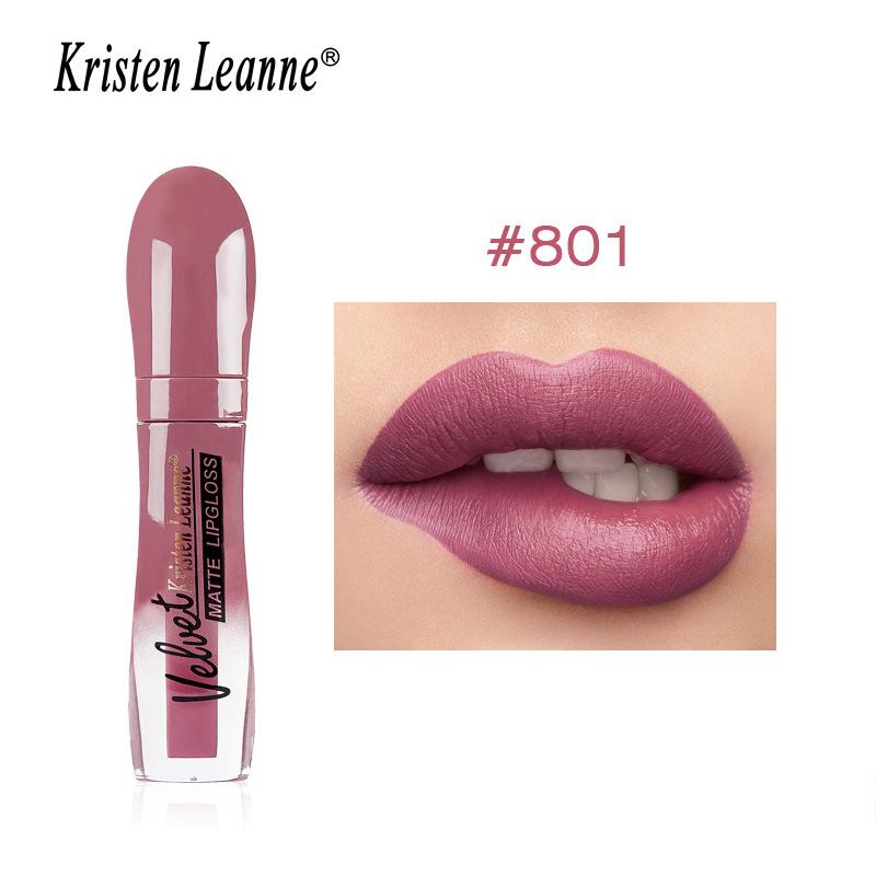 KRISTEN LEANNE Mattic Lip Gloss Fog Lip, красный без чашки, бесцветный блеск для губ 01