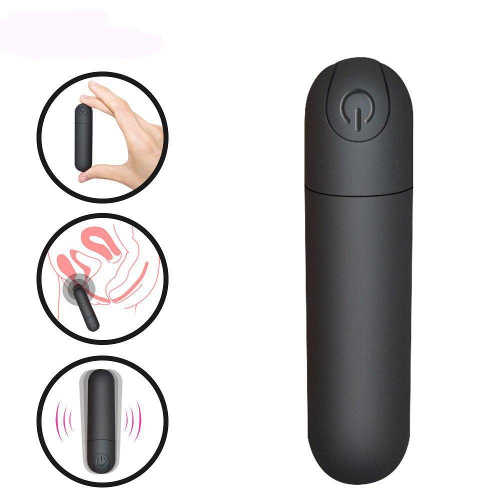 Mini Adult Vibrating Bullet Waterproof Vibrator G-spot Massager Shake Rechargeable USB Vibrator