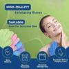 Five Fingers Bath Gloves Reversible Exfoliating Shower Body Scrub Gloves Cleansing Tools Bath Towel Bath Products Back Scrub