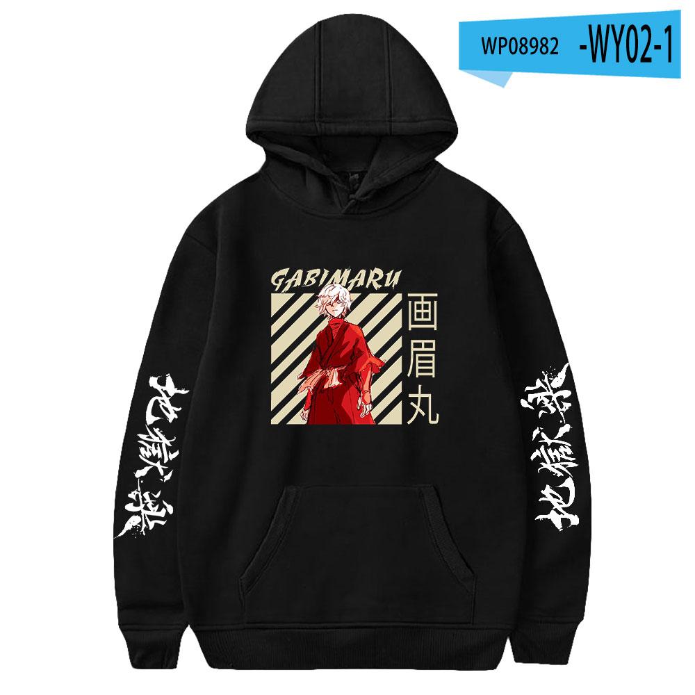 2023 Jigoku Raku Gabimaru Anime Hoodie Long Sleeve Woman Man Sweatshirts Harajuku Streetwear Jigokuraku Manga Clothes Hoodies