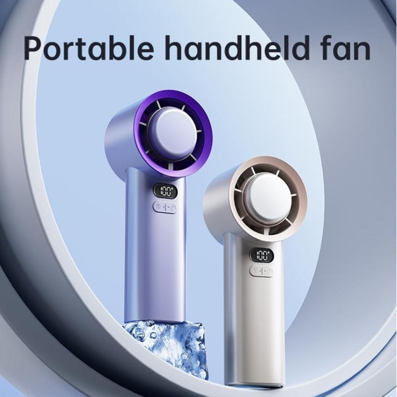 Portable mini fan, handheld fan, USB-rechargeable, suitable for men and women, for indoor and outdoor use, and travel