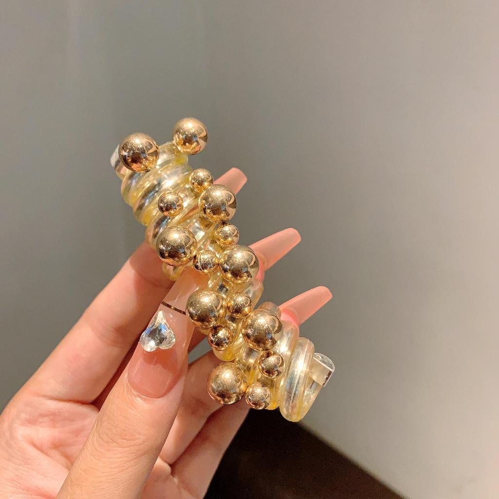 Moda perłowa prosta linia telefoniczna opaska do włosów damski wysoki kucyk artefakt temperament bańka warkocz artefakt włosów głowa liny akcesoria do włosów