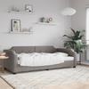 VidaXL Taupe Daybed 80x200 Cm Fabric 354203