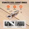 Cabinet Door Hinges 50 Packs Full Overlay Soft Close for Framed/Frameless