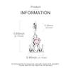 Original 925 Real Sterling Silver Charms Bead I Love Mom Pendant Fit Original Bracelet Necklace For Women DIY Jewelry Gift