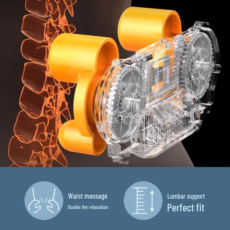 AUX Neck and Back Massage Pillow CN plug (adapter included)