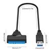 Sata to USB Cable USB 3.0/2.0/Type C to 2.5” Sata Hard Drive Adapter - External Converter for SSD/HDD Data Transfer