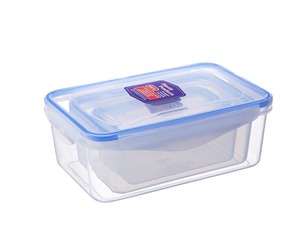 Easy Open Transparent BPA Free Reusable Cereal Snack Food Box Plastic Seal Airtight Storage Container