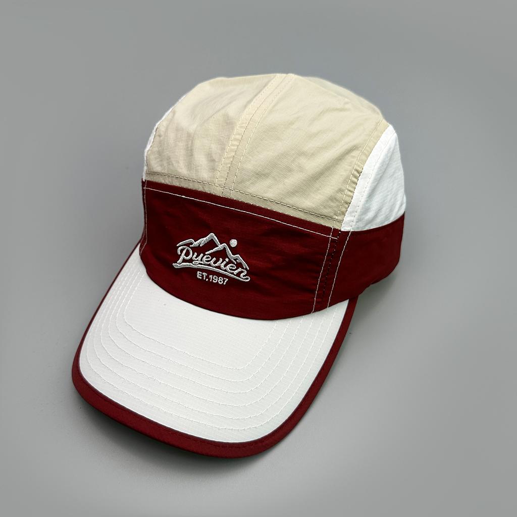 Outdoor Quick-Drying Contrasting Colors Embroidery Mountain Peak Letter Baseball Cap Men'S And Women'S Sunshade Travel Cap