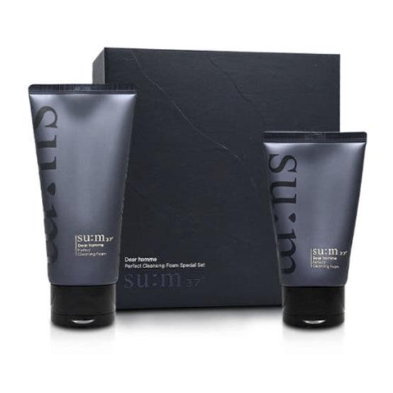 Su:m37 Sum37 dear homme perfect cleansing foam special set / Moisturizing, Korean Cosmetics, Kbeauty