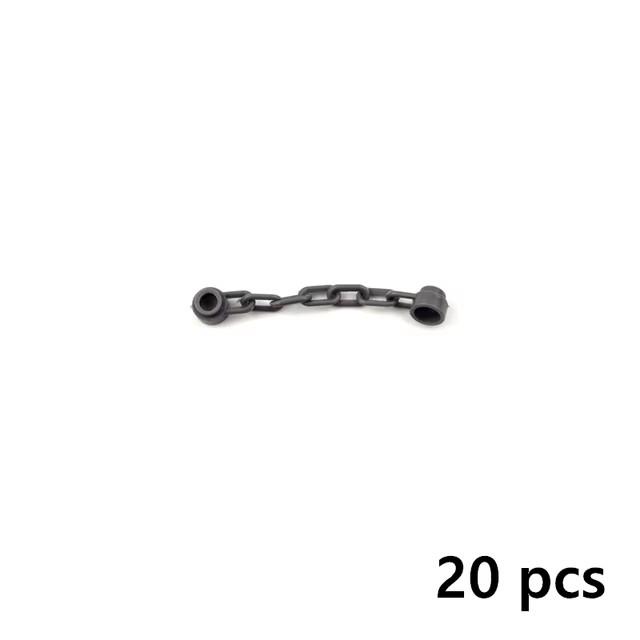 

20Pcs Custom Build High-Tech Chain Links Bricks 63141 String with End Studs Building Up Bricks Kid Toy Sets Fits x127c41 x127c11 x127c31