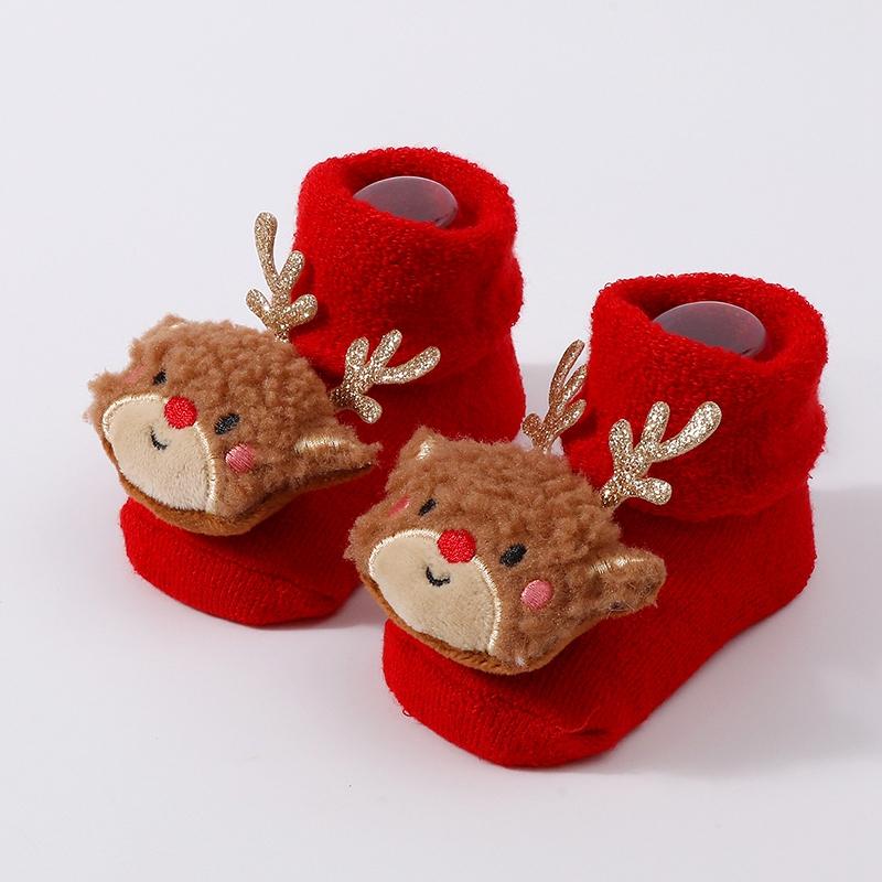 

Дитячі різдвяні шкарпетки для ходьби з антиковзкою м якою підошвою