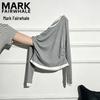Mark Fairwhale Women's Faux Two-Piece Color Block Long Sleeve T-Shirt