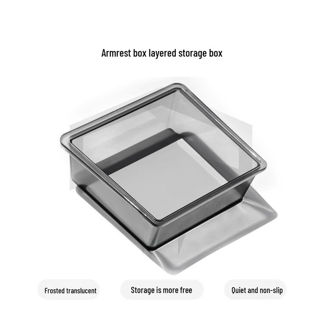 Tesla Model Y Center Console Organizer & Armrest Storage Box Upgrade