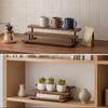 Desktop Storage Rack Versatile Three-Tier Display Shelf Riser