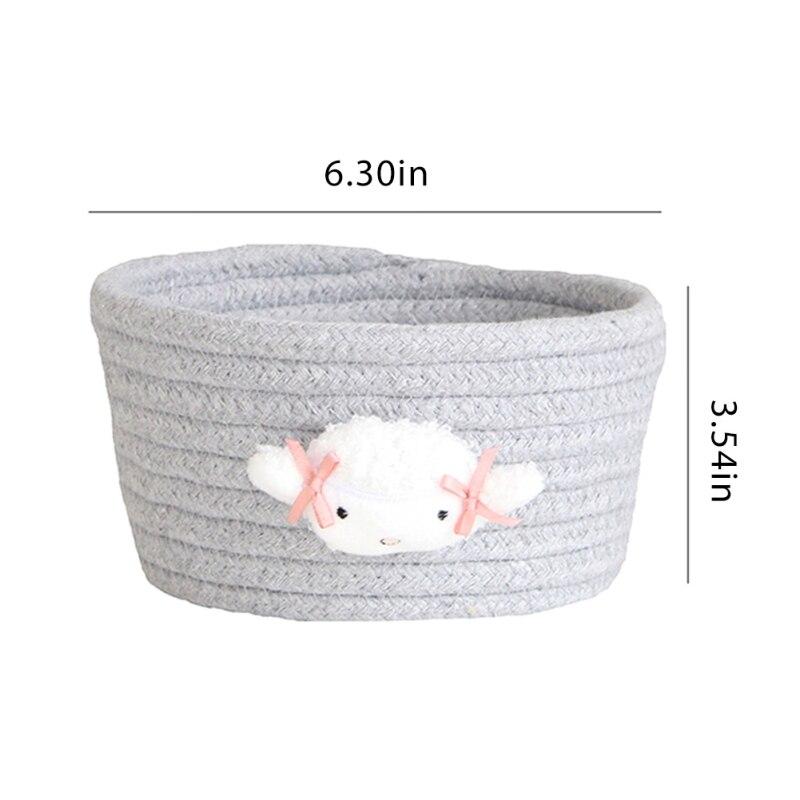 Storage Basket Cartoon Animals for Clothes Books Cosmetics Jewelry