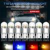 5/10/20/50/100Pcs 12V W5W T10 Led Car Light COB Glass 6000K White Light Auto Automobiles License Plate Lamp Dome Read Light