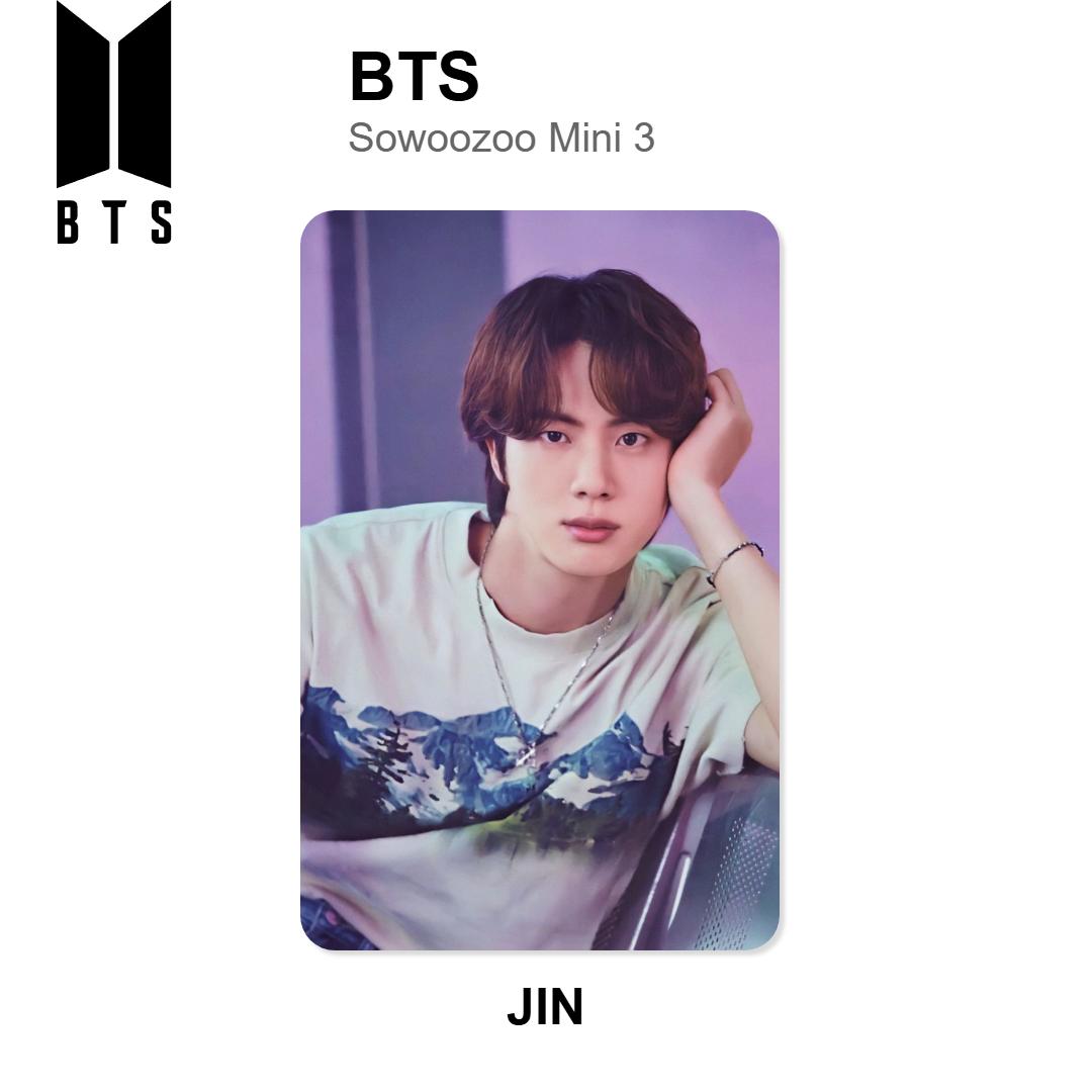 BTS Jin Sowoozoo Mini 3 Official Photocard Jin