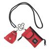 Disney Mickey Mini Shoulder Bag with Carabiner Red Paracord Casual Bag Japan NEW