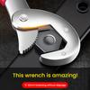 Universal wrench, multifunctional universal adjustable wrench, running river wrench, fast pipe clamp, adjustable wrench.zwq