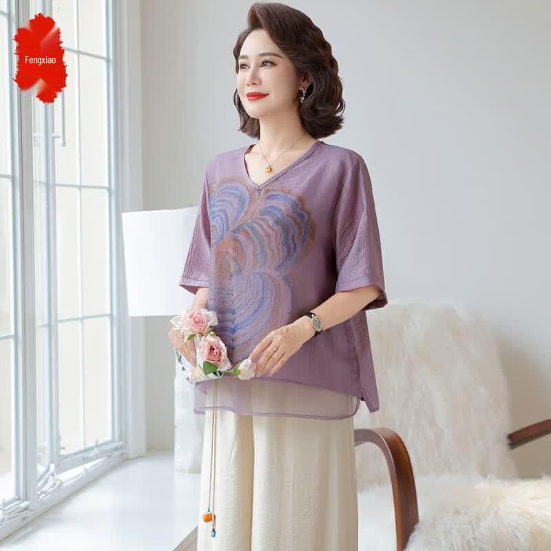 Women s Loose Two-Piece Summer Set 2XL
