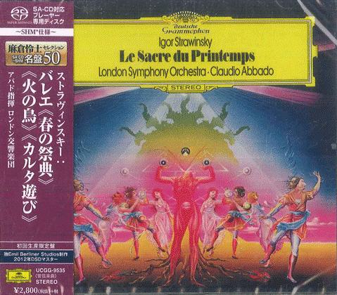 

CD CLAUDIO ABBADO LONDON SYMPHONY ORC Strawinsky Le Sacre Du Printemps L UCGG9535 DG DEUTSCHE GRA 2018 Japan Obi Classical