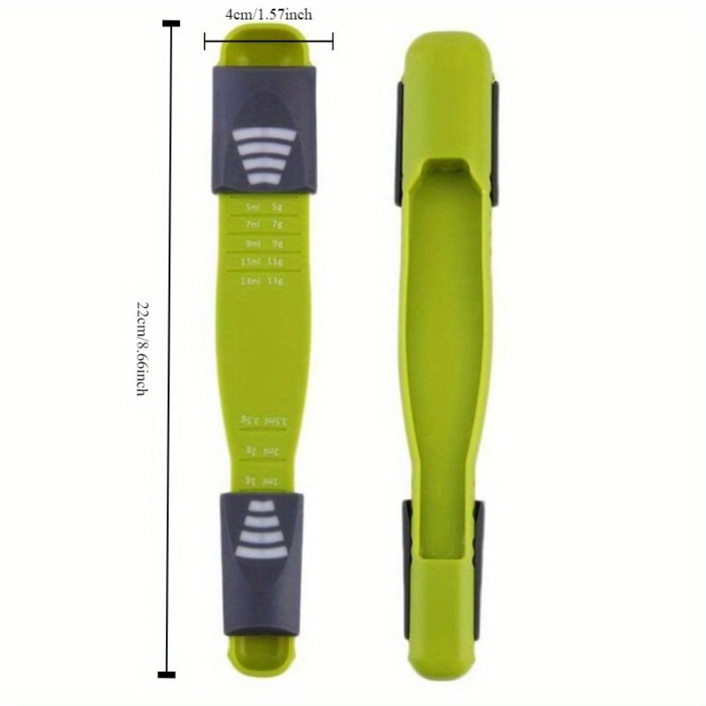 1 Stück, Messlöffel, Kaffeemaß, Esslöffel, verstellbarer Messlöffel, Messlöffel mit zwei Enden