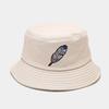 Vintage Ethnic Style Cotton Wide Brim Fisherman Hat For Sun Protection Outdoor Wear