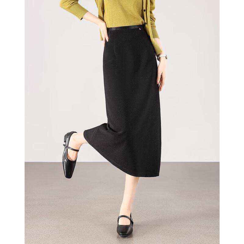 TERRE BLEUE Women's High-Waist Commuter Pencil Skirt