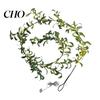 Realistic Artificial Olive Leaves Lighted Garland 6FT Fairy Light Faux Greenery Party Decoration Lights Vine Pre-lit for Spring Christmas Holiday