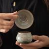 Ceramic Hand-painted Tea Strainer Geyao Tea Filter Vintage Lotus Tea Strainer Kung Fu Tea Set Accessories for Home Office