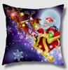 Led Christmas Pillowcase Cartoon Plant Creative Printing Luminous Cushion Cover Home Sofa Table Chair Decoration Pillow Cases