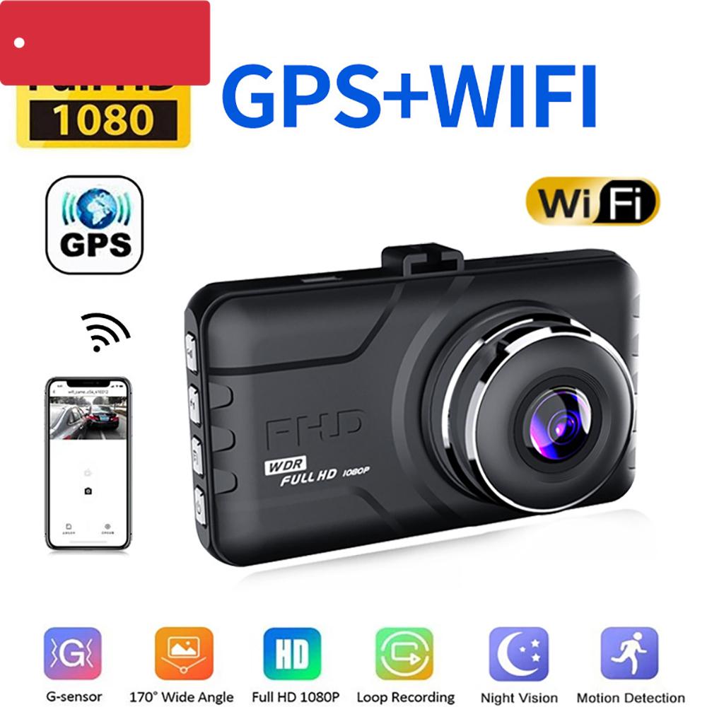 

Car DVR WiFi 1080P HD Dash Cam Rear View Vehicle Camera Video Recorder Night Vision Auto Dashcam Black Box GPS Car Accessories