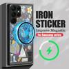 Magnetic For Magsafe Case For Samsung Galaxy S26 Ultra S25 Edge S24 S23 S22 Plus S21 FE Jellyfish Dolphin Pattern Hybrid Matte Cover