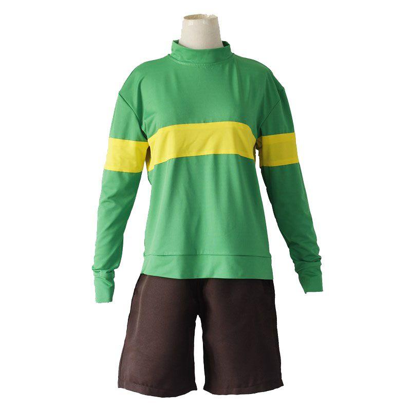 Chara Undertale Frisk Cosplay Tshirt Sweatshirt Shorts Pants Costume Outfits