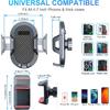 Phone Mount For 2018- Jeep Wrangler JL JLU And     Gladiator JT Dash Multi-Mount Phone Holder W/Storage Tray Accessories, Not For Wrangler 4Xe