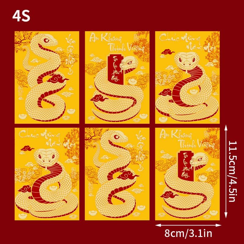 Lunar New Year Decoration Spring Festival Tassel Pendant Door Hanging Red Couplets Vietnam Characters Wall Decor Van Su Nhu Y