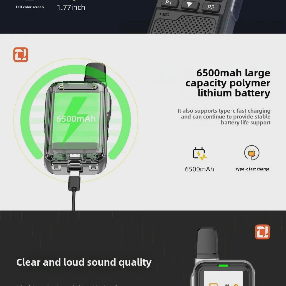 Global Walkie-Talkie ZL38: 5000 km Range, Outdoor Fleet Logistics, Mini Wireless Positioning.