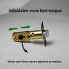 Door Levers Lock with Door Stoppers and Hinges Left/Right Handed Door Levers Handle Lock Bathroom Privacy Lock Enduring