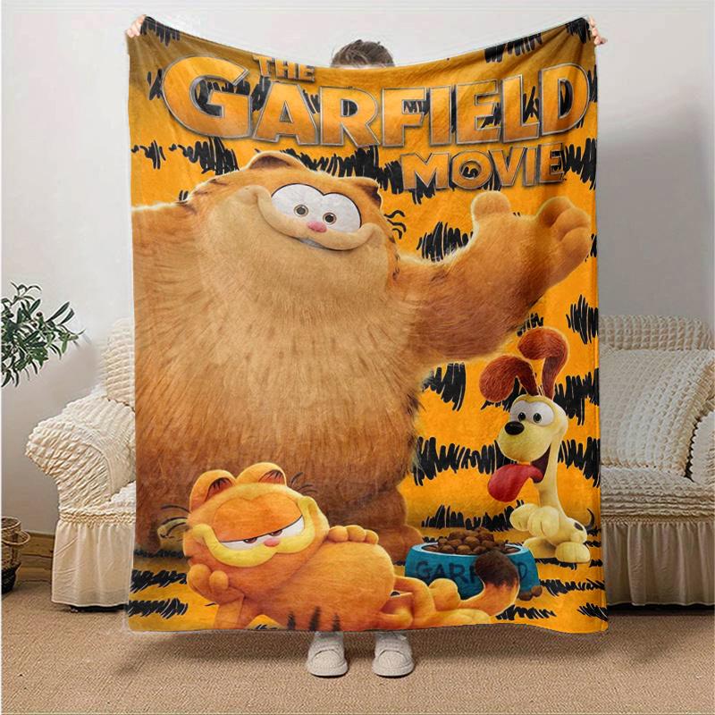 1pc Grizzy & The Lemmings Throw Blanket Soft & Cozy Blanket for Couch, Bed, Travel .B002