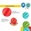 Durable Elastic Rubber Dog Toy Ball For Teeth Cleaning And Interactive Play