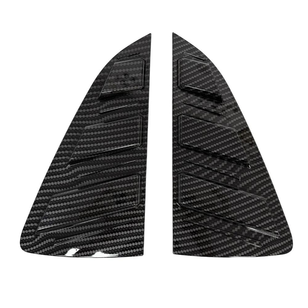 For Volkswagen VW Polo MK5 6R 6C 2011-2017 Car Rear Window Quarter Louver Shutter Cover Side Vent Trim Sticker ABS Accessories