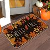 Anti-Slip Autumn Halloween Thanksgiving Door Mat for Indoor Outdoor Balcony Staircase Patio Porch Laundry Room Home Decor
