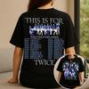 Zweimal Dies ist für Welttournee in den USA 2026 T-Shirt Unisex T-Shirt